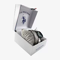 U.S. Polo Assn. Womens Two Tone 2-pc. Watch Boxed Set Usc6033jc