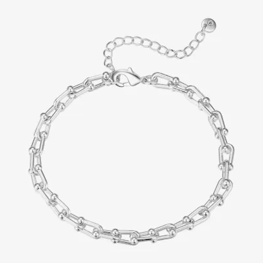 Moda Sport Hypoallergenic Water-Resistant Stainless Steel Link Chain Bracelet