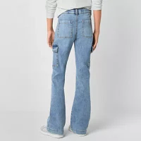 Vanilla Star Big Girls Mid Rise Flare Leg Jean