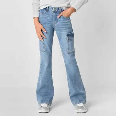 Vanilla Star Big Girls Mid Rise Flare Leg Jean