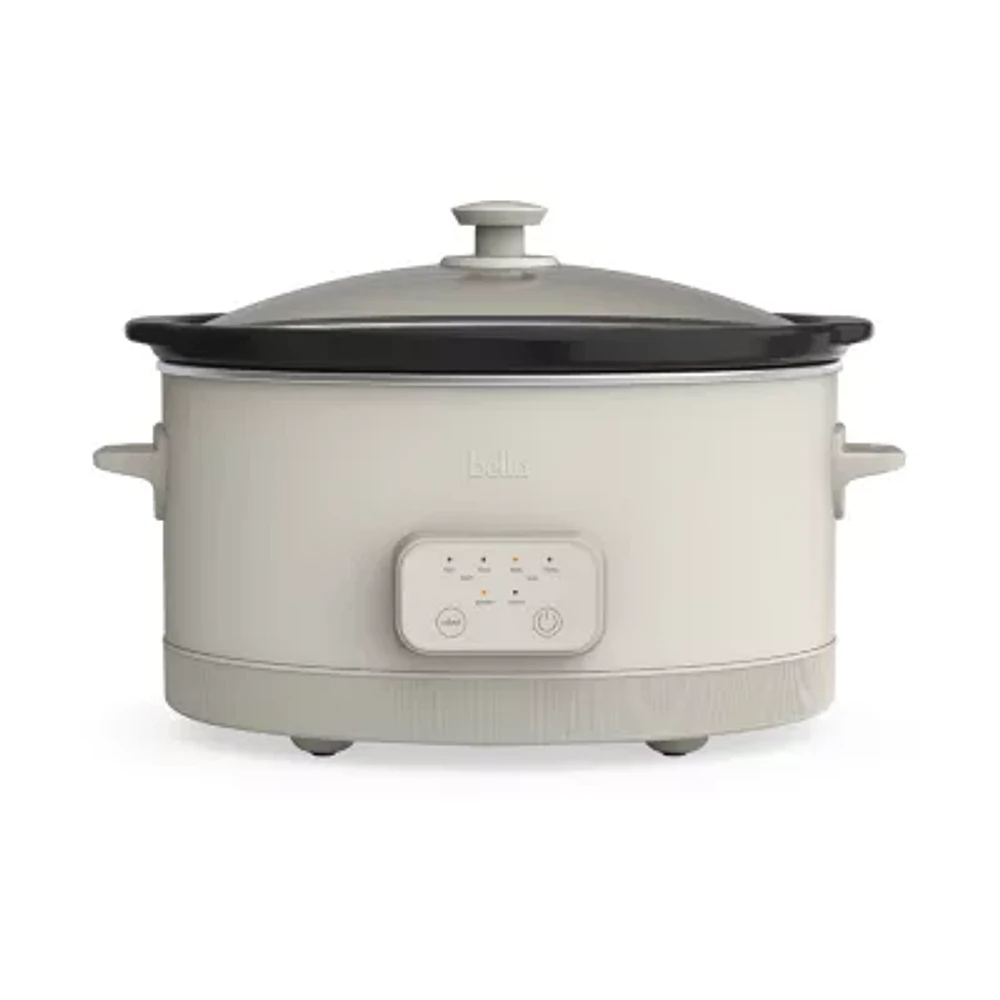 bella 6qt Programmable Slow Cooker, Fits-anywhere™ kitchenware