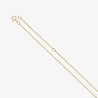 Personalized 14K Gold Over Sterling Silver Family Name and Monogram Necklace