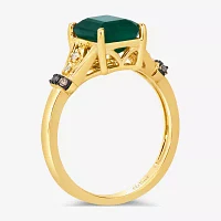 Le Vian® Ring featuring Costa Smeralda Emeralds™ Nude Diamonds™ , Chocolate Diamonds®  set in 14K Honey Gold™
