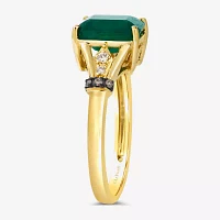 Le Vian® Ring featuring Costa Smeralda Emeralds™ Nude Diamonds™ , Chocolate Diamonds®  set in 14K Honey Gold™