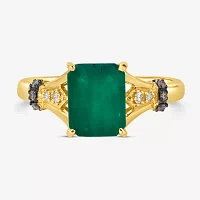 Le Vian® Ring featuring Costa Smeralda Emeralds™ Nude Diamonds™ , Chocolate Diamonds®  set in 14K Honey Gold™