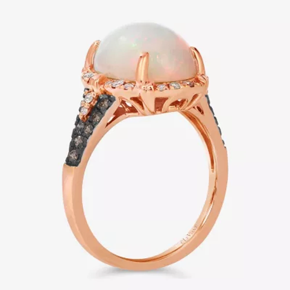 Le Vian® Ring featuring Neopolitan Opal™ Chocolate Diamonds® Nude Diamonds™ set 14K Strawberry Gold®