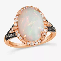 Le Vian® Ring featuring Neopolitan Opal™ Chocolate Diamonds® Nude Diamonds™ set 14K Strawberry Gold®