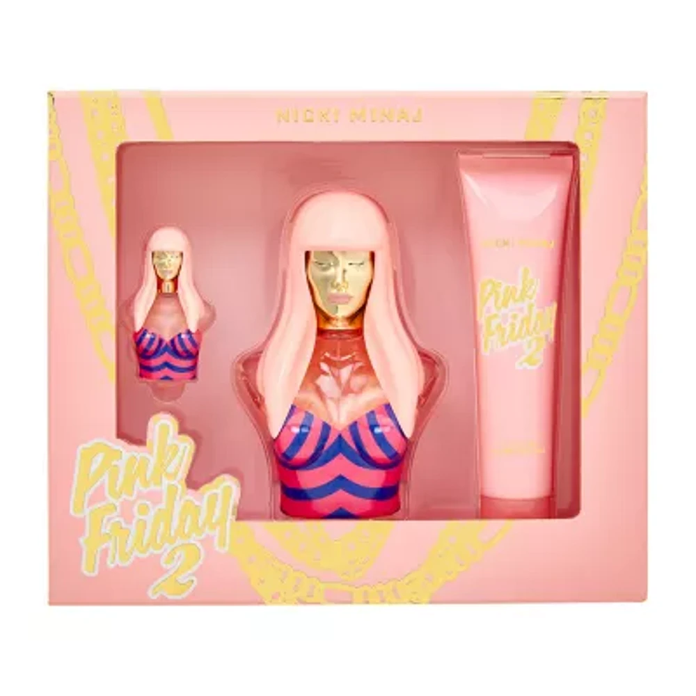 Nicki Minaj Pink Friday 2.0 Eau De Parfum 3-Pc Gift Set ($170 Value) Exclusive To Jcpenney