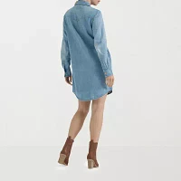 Wrangler Womens Long Sleeve Shirt Dress