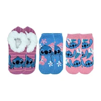 Gift Set Womens Stitch 3 Pair Slipper Socks