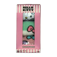 Little & Big Girls 3 Pair Hello Kitty Cozy Low Cut Socks