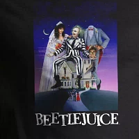 Mens Short Sleeve Beetlejuice Graphic T-Shirt