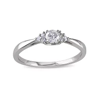 1/4 CT. T.W. Diamond 14K White Gold Bridal Ring