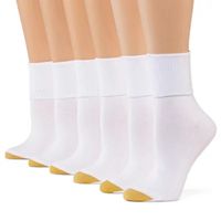 Gold Toe 6 Pair Turncuff Socks Womens