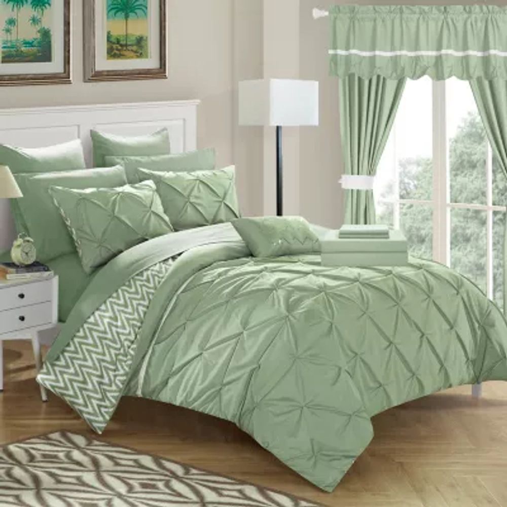 Chic Home Jacksonville 20-pc. Midweight Reversible Comforter Set