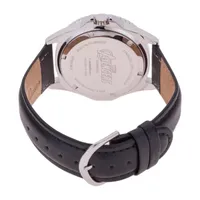 Avengers Marvel Mens Black Leather Strap Watch Wma000353