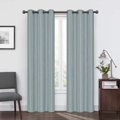 Eclipse Reagan Blackout Grommet Top Single Curtain Panel