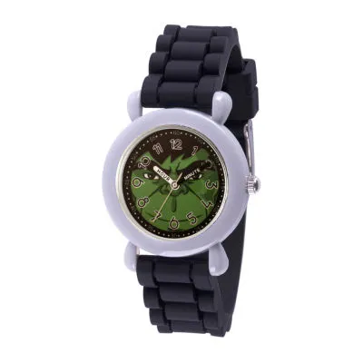 Avengers Marvel Hulk Boys Black Strap Watch Wma000392