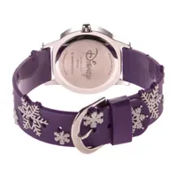 Disney Frozen Girls Purple Strap Watch Wds000807