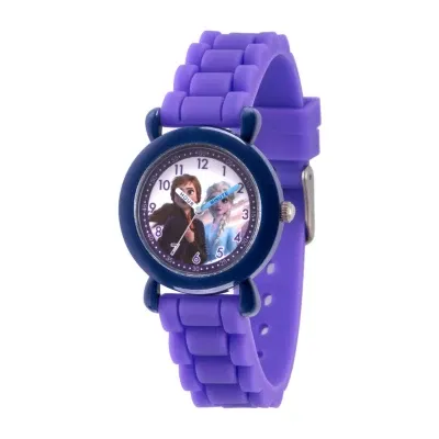 Disney Frozen Girls Purple Strap Watch Wds000810