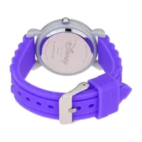 Disney Frozen Princess Elsa Girls Purple Strap Watch Wds000821