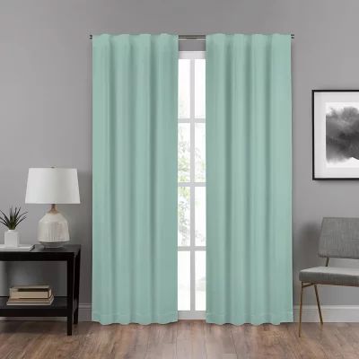 Eclipse Summit Energy Saving Draft Stopper Back-Tab Single Curtain Panel