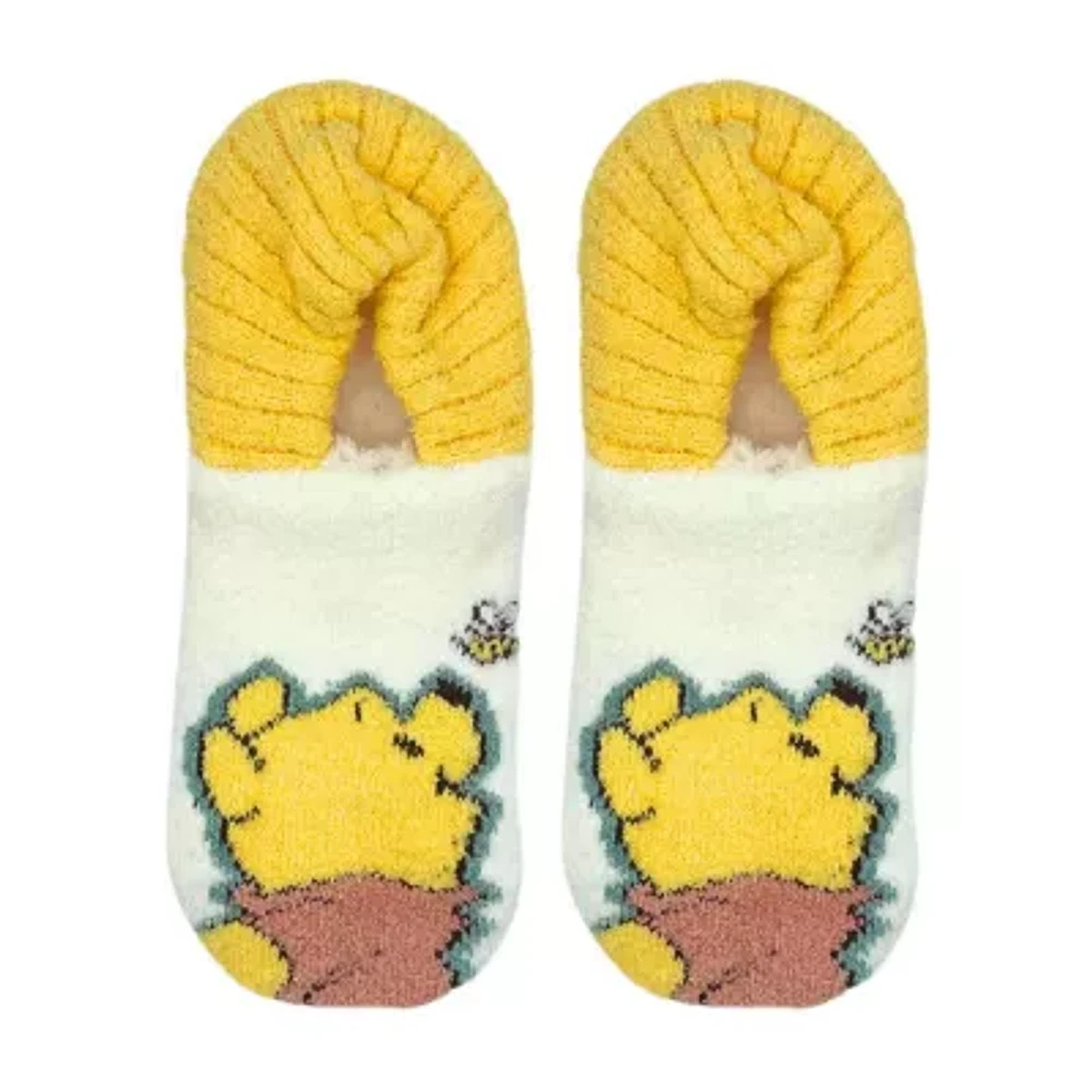 Womens Winnie The Pooh 1 Pair Slipper Socks