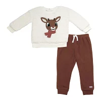 Rudolph The Red Nose Reindeer Baby Boys 2-pc. Pant Set