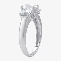 Love Lives Forever (G / Si1-Si2) Womens 2 CT. T.W. Lab Grown White Diamond 10K Gold 3-Stone Engagement Ring