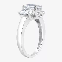 Love Lives Forever (G / Si1-Si2) Womens 3 CT. T.W. Lab Grown White Diamond 14K Gold 3-Stone Engagement Ring