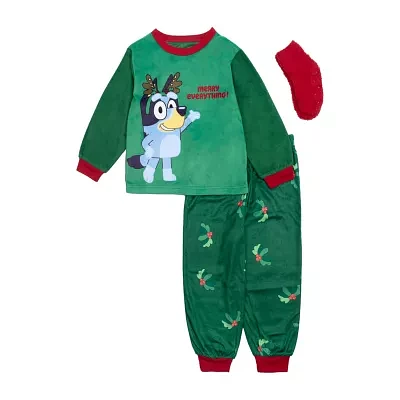 Toddler Boys 3-pc. Bluey Pajama Set