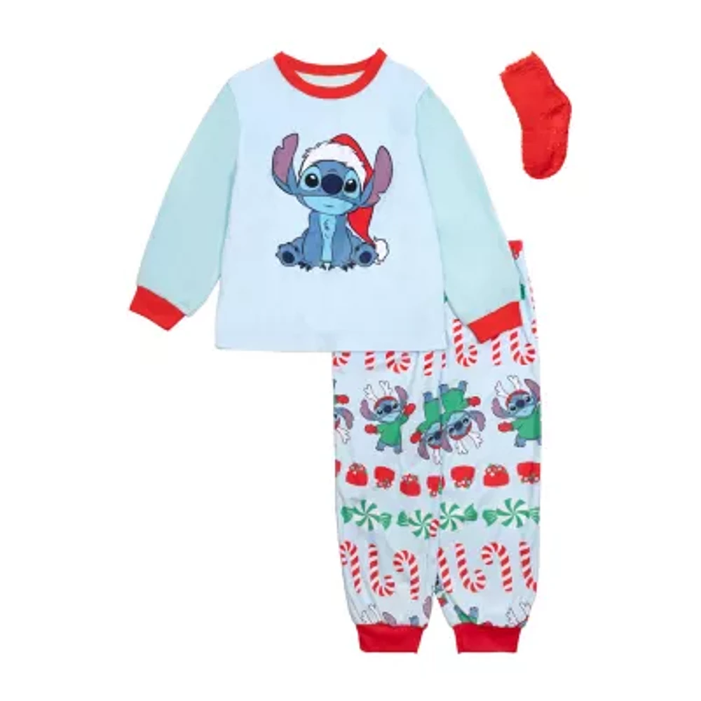 Toddler Boys 3-pc. Stitch Pajama Set