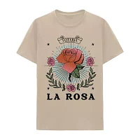 Mens Short Sleeve La Rosa Loteria Graphic T-Shirt