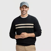 IZOD Striped Mens Crew Neck Long Sleeve Pullover Sweater