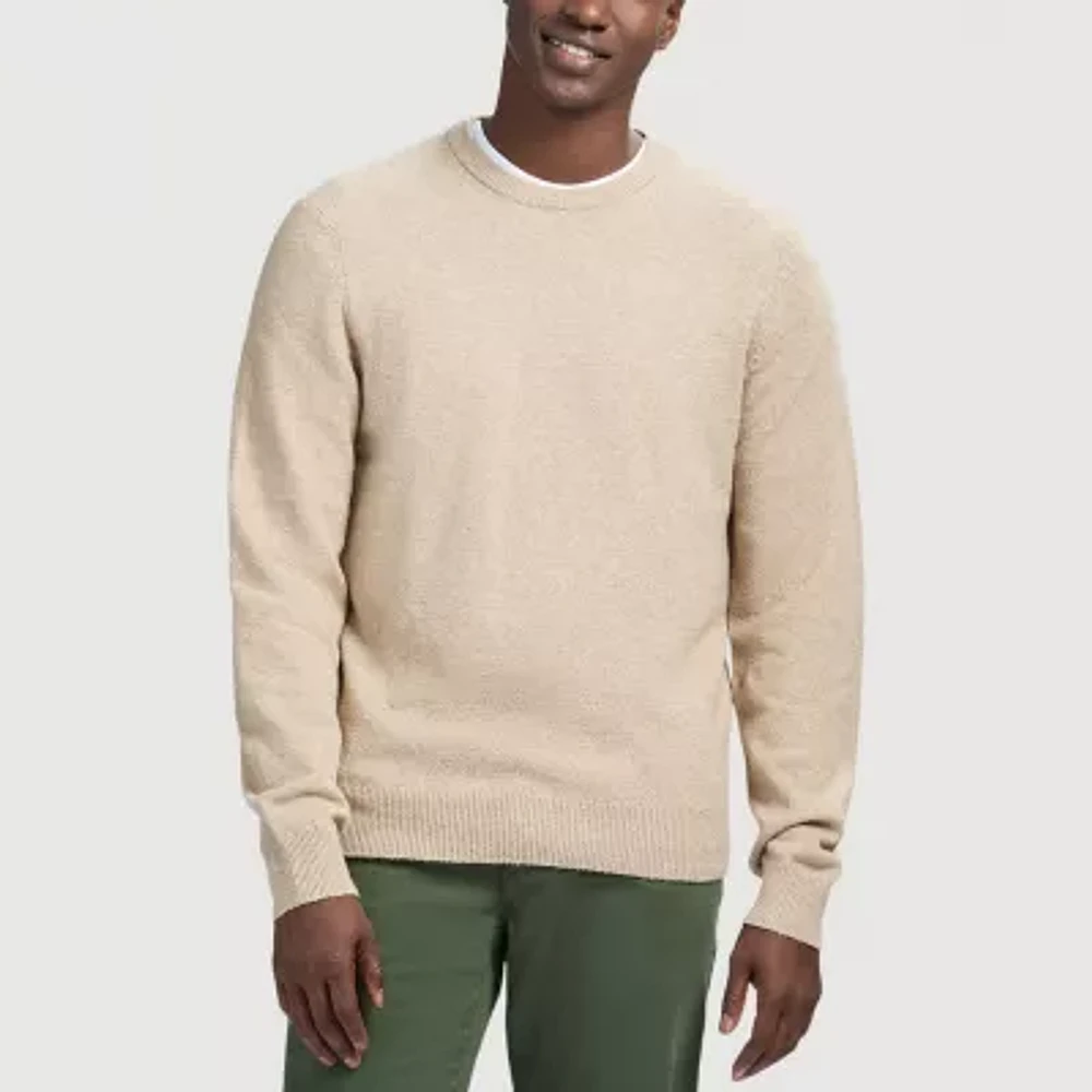 IZOD Mens Crew Neck Long Sleeve Pullover Sweater