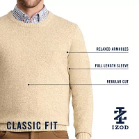 IZOD Mens Crew Neck Long Sleeve Pullover Sweater