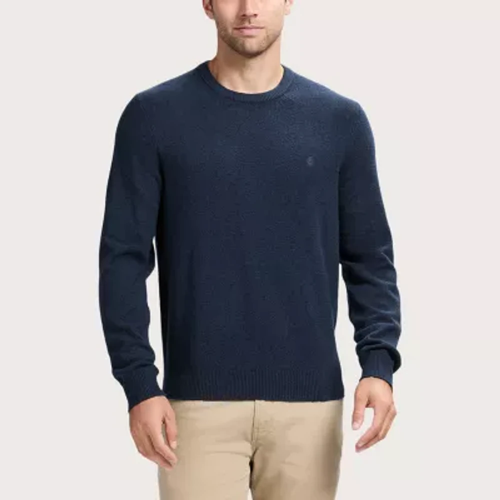 IZOD Mens Crew Neck Long Sleeve Pullover Sweater