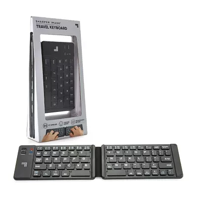 Sharper Image Wireless Folding Computer Keyboard