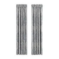 Queen Street Santina Rod Pocket Blackout Set of 2 Curtain Panel