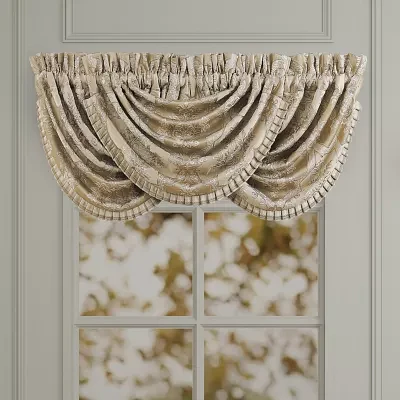 Queen Street Santina Rod Pocket Waterfall Valances