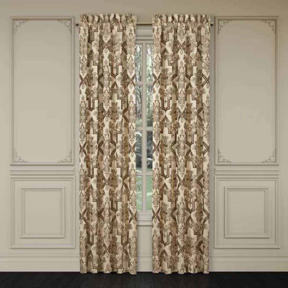 Queen Street Grandville Room Darkening Rod Pocket Set of 2 Curtain Panel