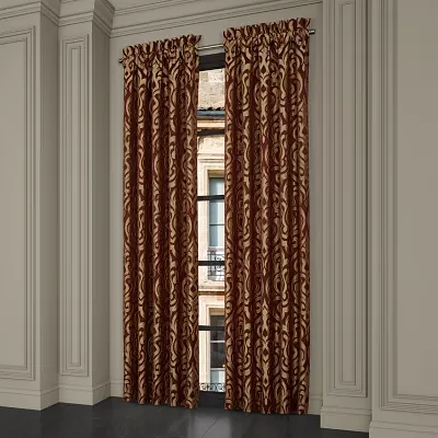 Queen Street Roman Room Darkening Rod Pocket Set of 2 Curtain Panel