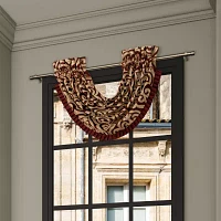 Queen Street Roman Rod Pocket Waterfall Valance