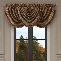 Queen Street Cedar Park Rod Pocket Waterfall Valance