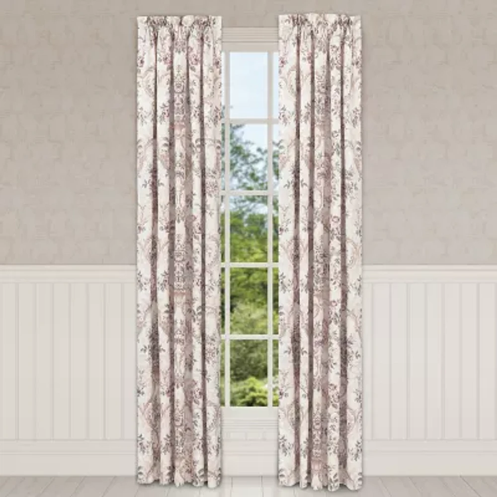 Queen Street Amagansett Room Darkening Rod Pocket Set of 2 Curtain Panel