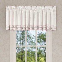 Queen Street Amagansett Rod Pocket Tailored Valance