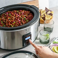 Cooks 5-Quart Programmable Latch and Travel Slow Cooker