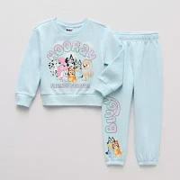 Toddler Girls 2-pc. Fleece Bluey Pant Set