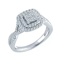 5/8 CT.T.W. 14K White Gold Diamond Engagement Ring