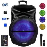 BeFree Sound 18 Inch Blutooth Portable Rechargeable Party Speaker